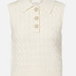 Frame - Cable Polo Wool Sweater Vest