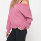 Spiritual Gangster - La Vida Off Shoulder Sweatshirt