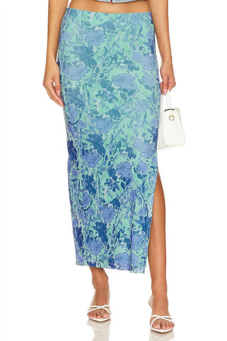 Free People - Saia midi de malha Rosalie