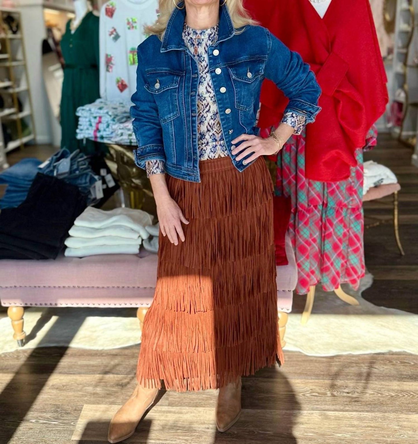 Anonyme - Fringes Skirt