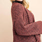143 Story - Frayed Drape Sweater Cardigan