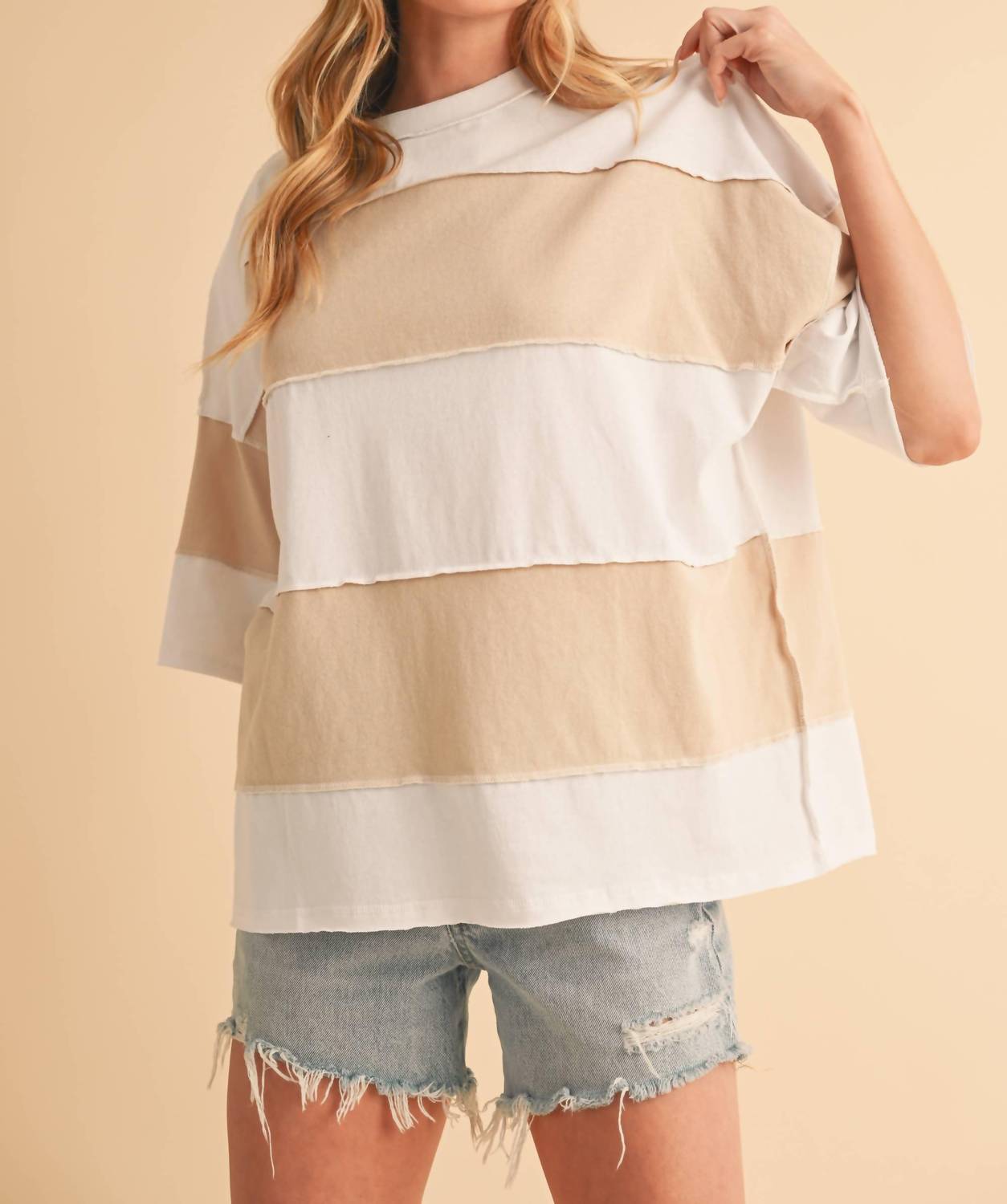 Aemi + Co - Polly Color Block Top