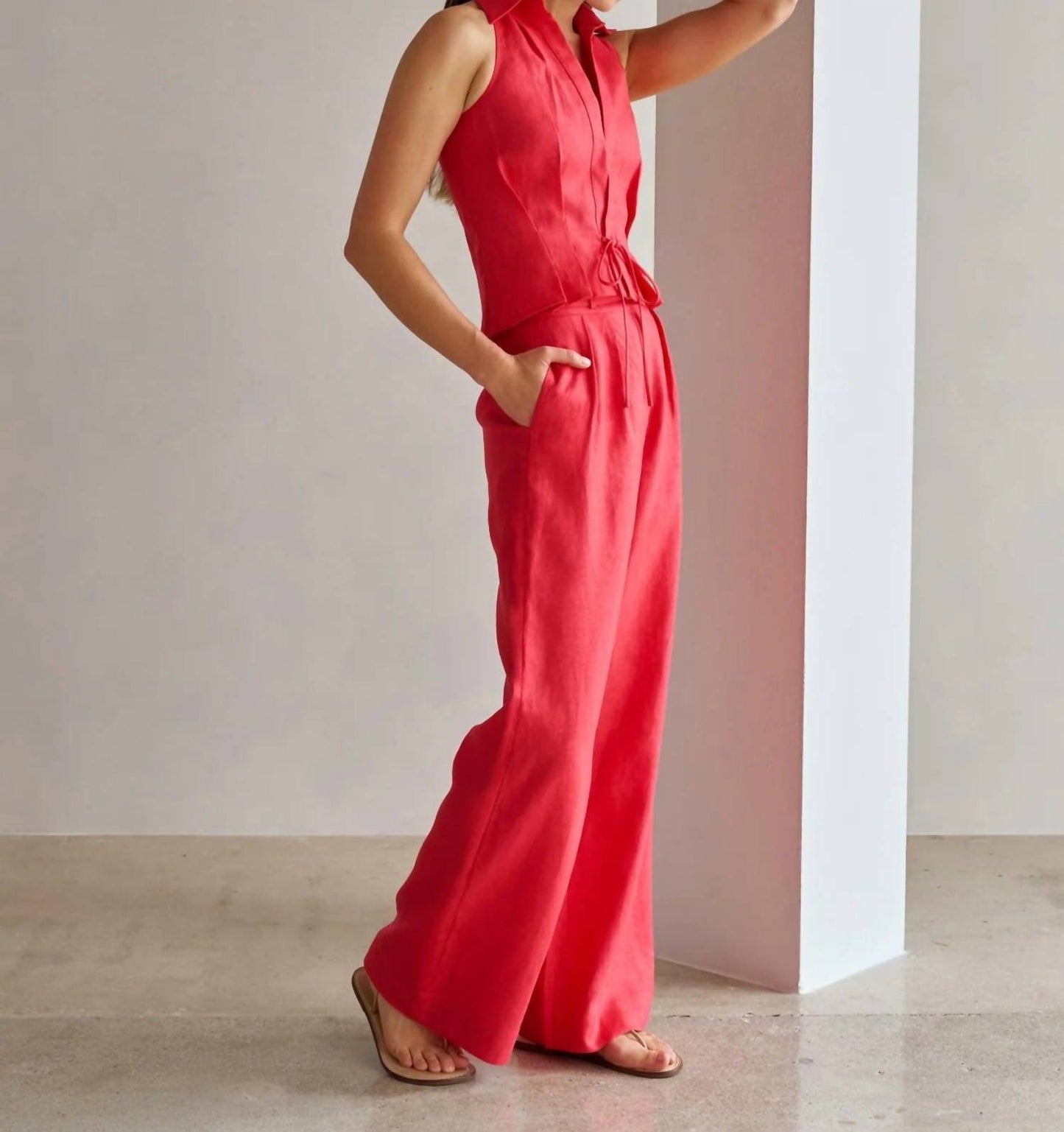 Hevron - Sloan Linen Vest