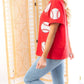 Abln Boutique - Home Run Hitter Sequin Baseball Tee
