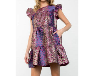 Thml - Amaryllis Flutter Sleeve Textured Dress