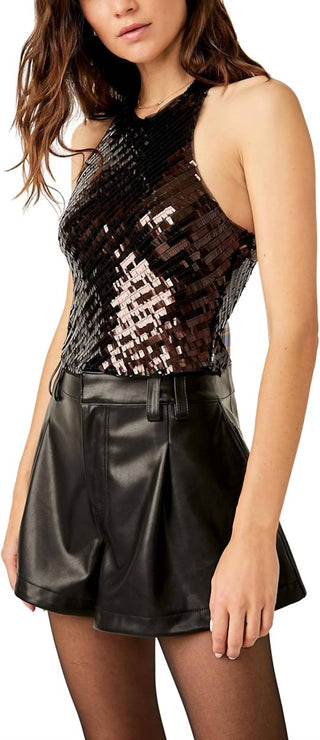 Free People - Disco Fever Halter Top