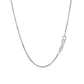Sterling Silver Rhodium Plated Round Box Chain 1.3mm