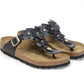 Birkenstock - Women's Gizeh Flower Leather Sandal