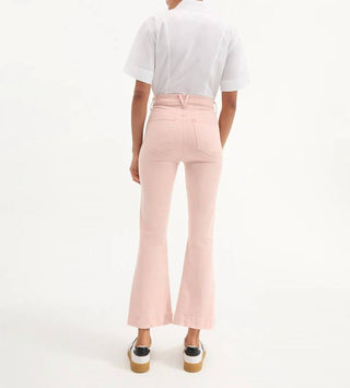 Veronica Beard - Calça jeans flare Carson de cintura alta