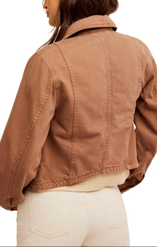 Free People - Jaqueta Jeans Jade