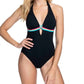 Profile By Gottex - Deep V-neck One Piece Swimsuit