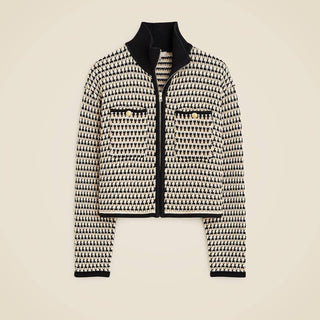 J.Crew - Suéter-jaqueta Jacquard