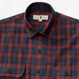 Camisa xadrez de flanela Duck Head - Rigsby Ls Performance