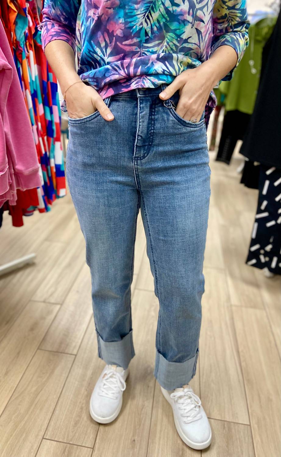 Fdj - Cuffed Long Jeans