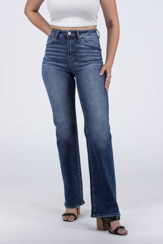Risen - Blow My Mind High-Rise Straight Leg Denim Jeans