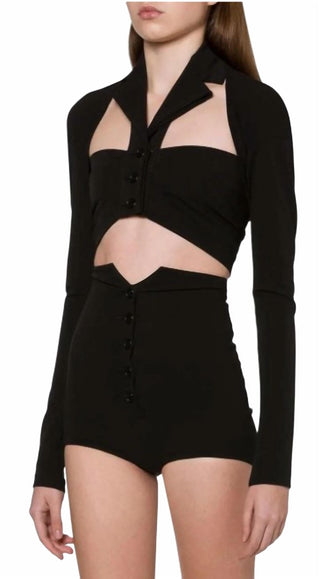 Philosophy Di Lorenzo Serafini - Long Sleeve Stretch Cotton Shrugs