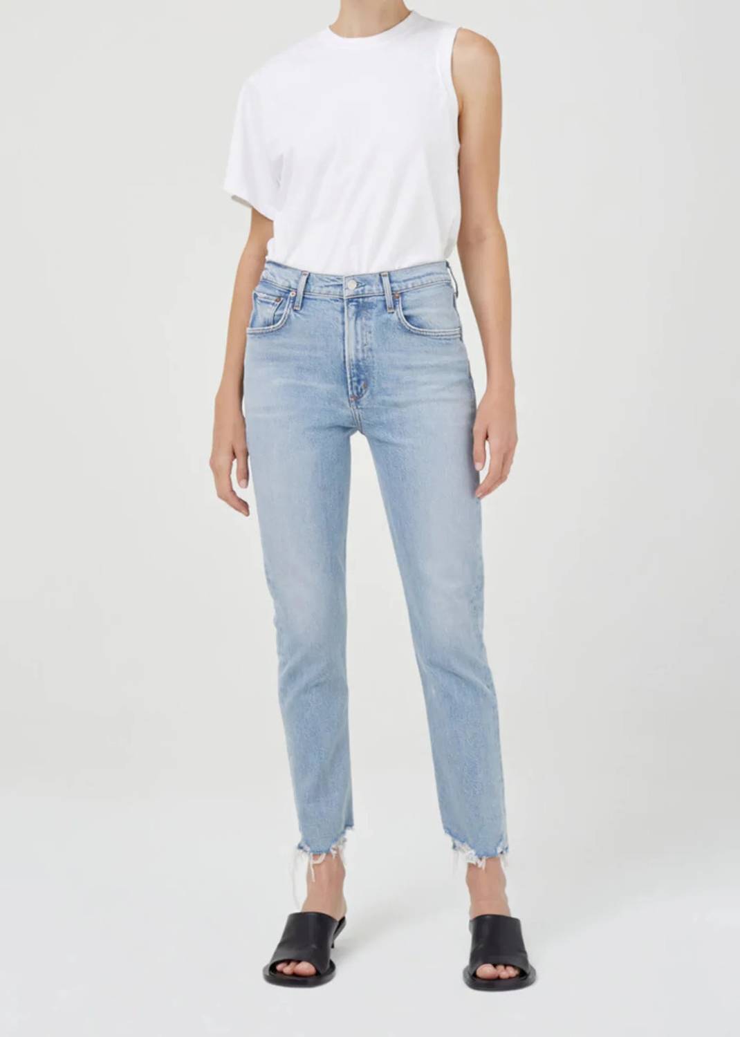 Agolde - Merrel Mid Rise Straight Jeans