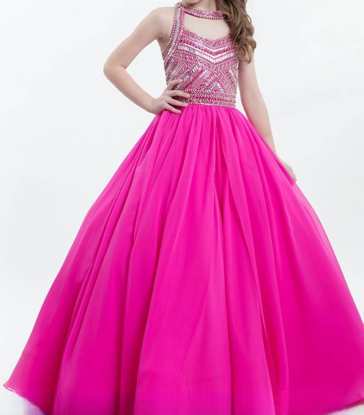 Rachel Allan - Beaded Bodice Pageant Ball Gown