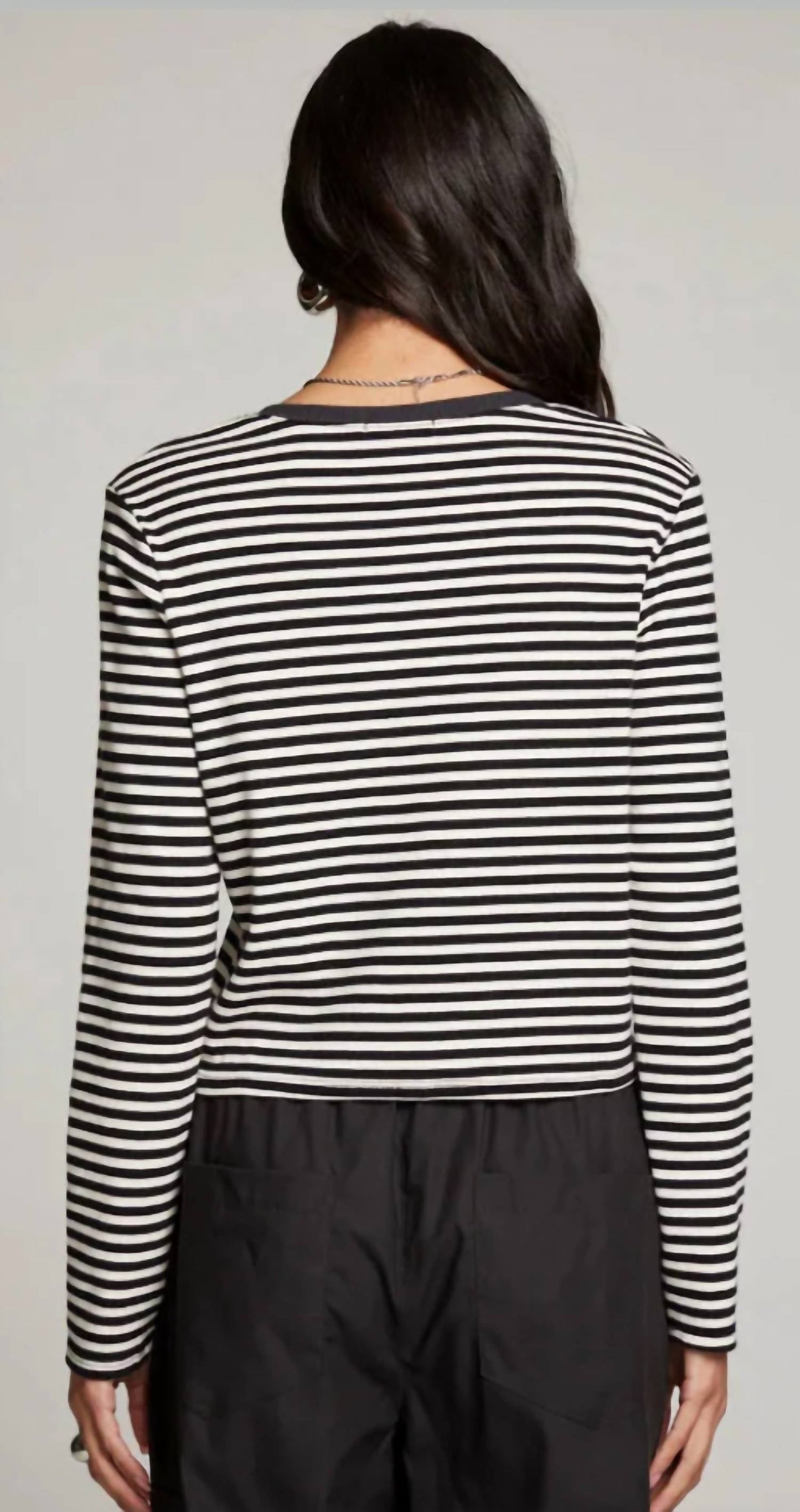 Chaser - Brady Punk Stripe Button Up Pullover