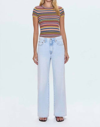 Pistola - Calça Jeans Baggy de Cintura Alta Hendrix