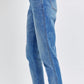 Judy Blue - Mid Rise Rigid Magic Release Hem Boyfriend Jeans