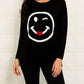 Angel Apparel - Wink & Smile Emoji Pullover