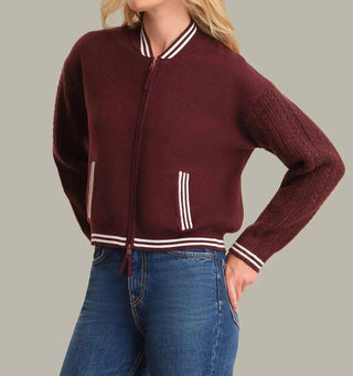 525 America - Flynn Cable Sleeve Bomber Jacket