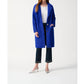Joseph Ribkoff - Quilted Fuzzy Knit Long Sleeve Coat