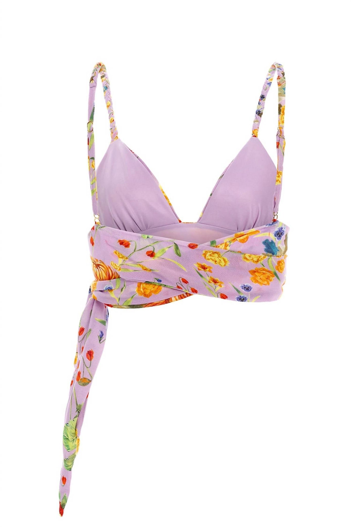 Agua Bendita - Noor Tie Waist Crop Top