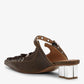Ganni - Women's Eyelets Lace Up Mule