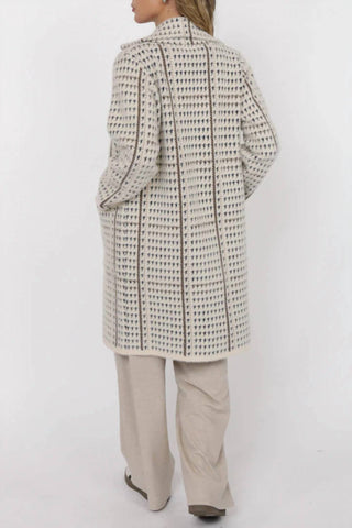 Sage The Label - Women's Marceau Hounndstooth Coatigan