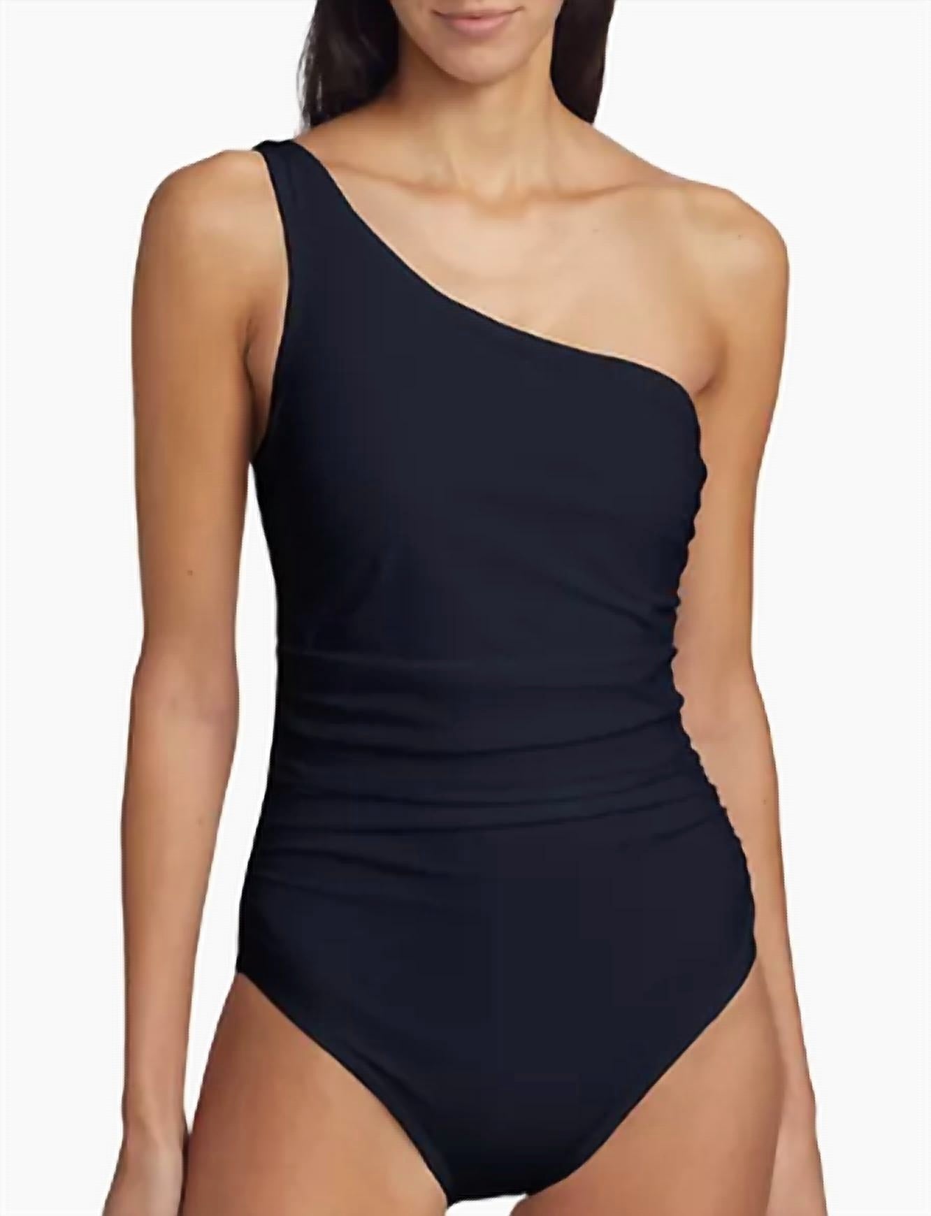 Karla Colletto - BASICS RUCHED ONE-SHOULDER SWIMSUIT