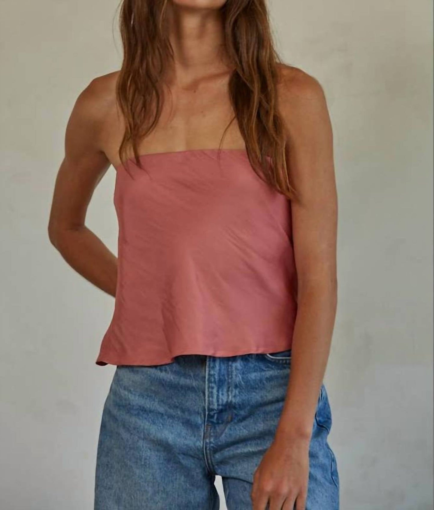 By Together - Satin Strapless Tube Top