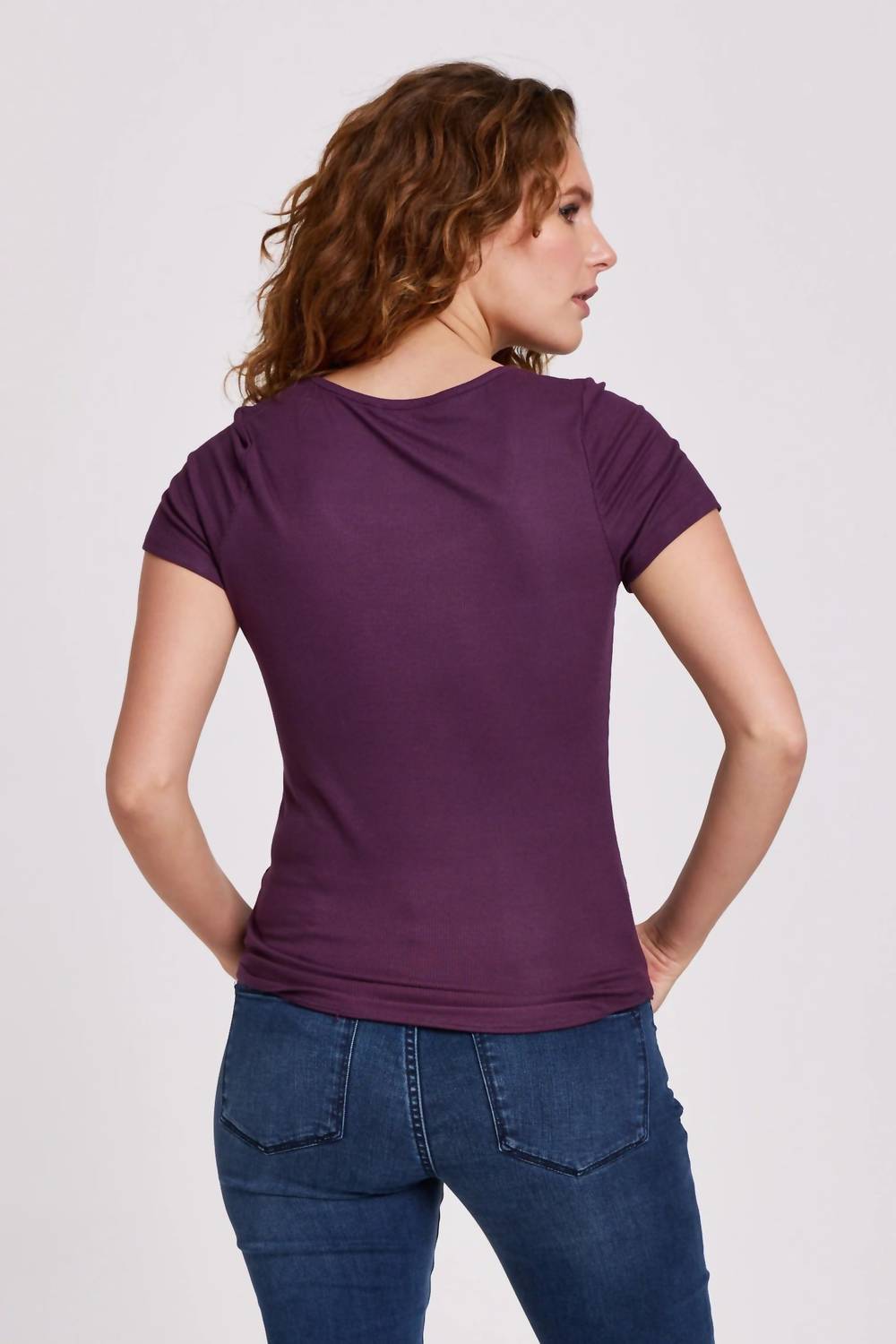 Another Love - Aimee Scoop Neck Rib Top