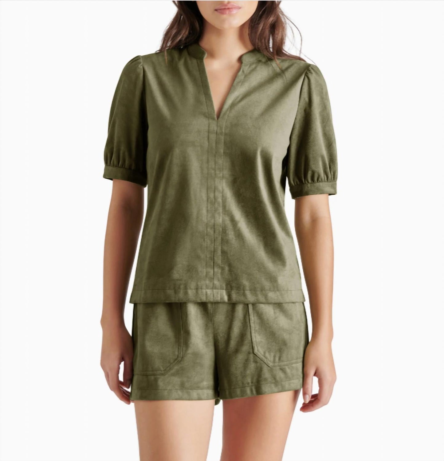 Steve Madden - Faux Suede Record Shorts