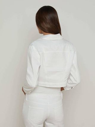 L'Agence - Koda Cropped Denim Jacket