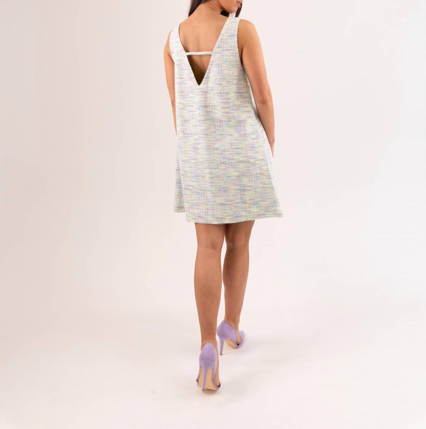 Molly Bracken - Prismatic Tweed Dress