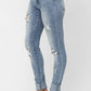 Judy Blue - High Waist Heavy Destroy Tall Skinny Denim Jeans