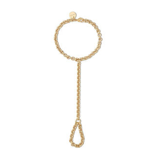 Eklexic - Pulseira de corrente de mão Raya feminina