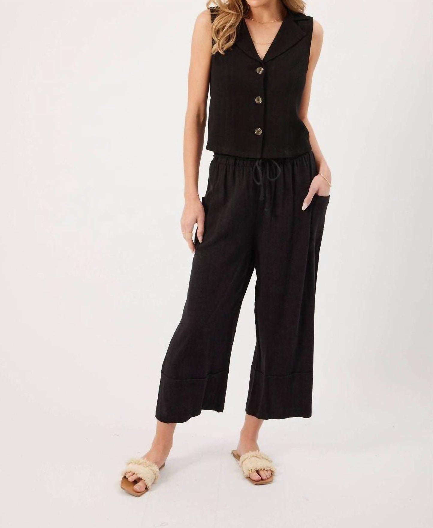 Kylie Paige - Cora Linen Pant