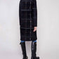 Charlie B - Long Plaid Knit Coatigan