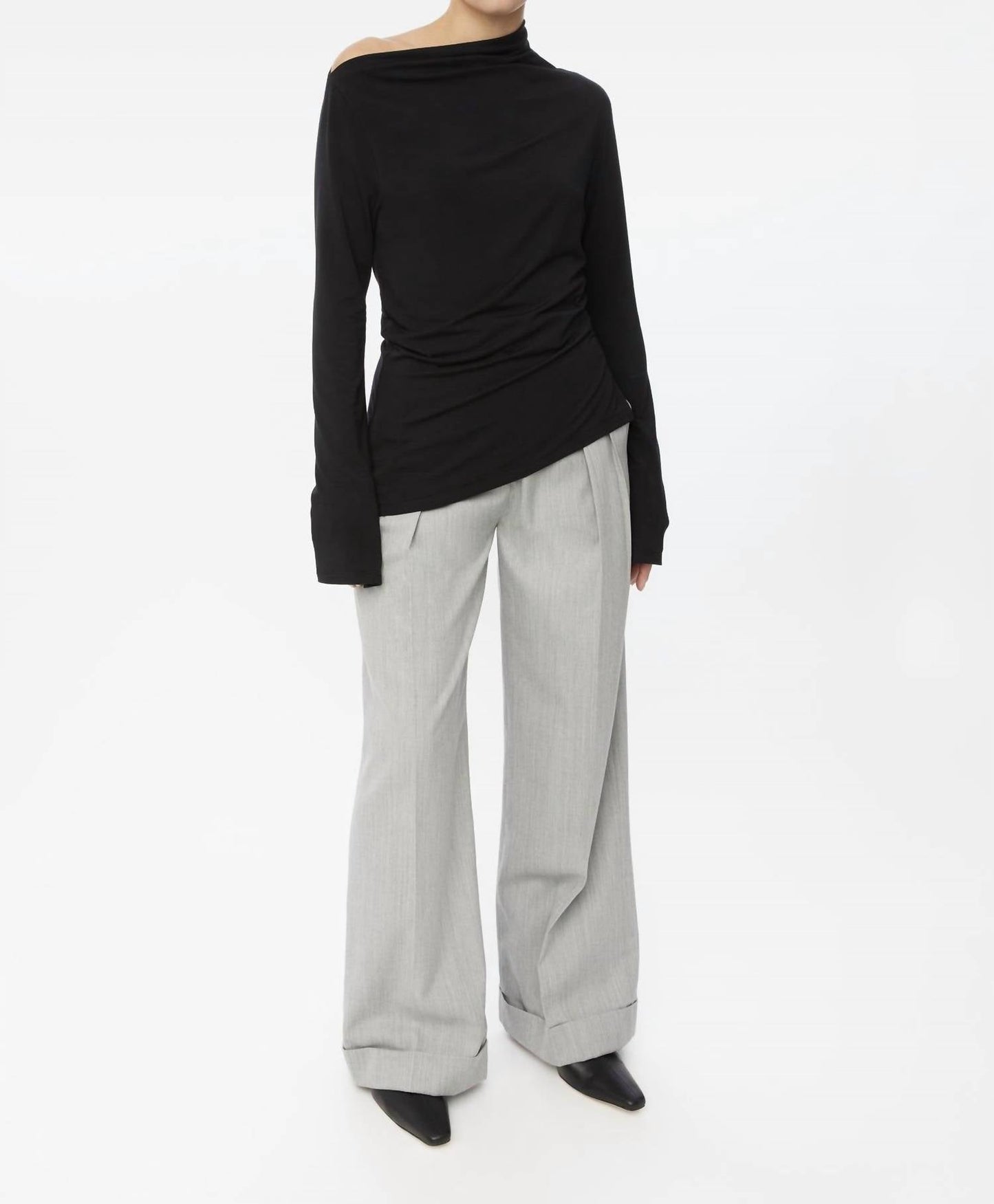 Dāl The Label - Modal Asymmetric Knit Top