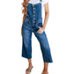 Judy Blue - High Rise Crop Wide Leg Denim Overalls
