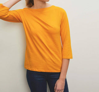 Bijourocks - Camiseta clássica com gola canoa