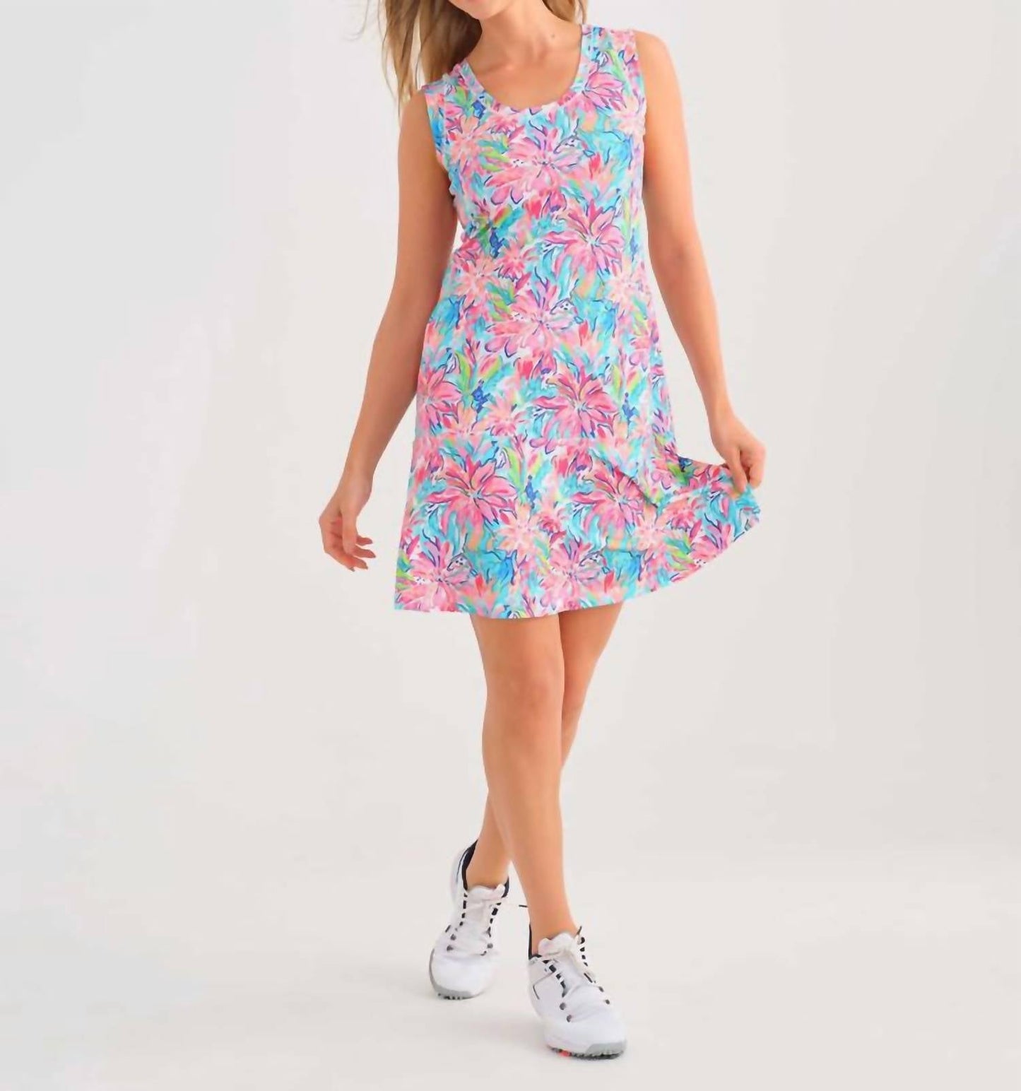 Dolcezza - Wishful Blooming Floral Print Dress