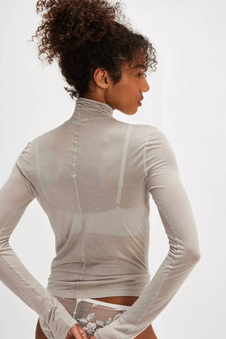 Free People - Blusa de gola alta On Air