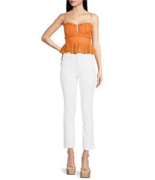 Astr - Sylvan Sleeveless Peplum Top