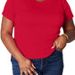 Basic Bae - Essential Curve Tee - Plus