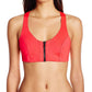 Pq Swim - Neo Zip Up Reversible Halter Bikini Top Swimsuit