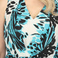 Joseph Ribkoff - Butterfly Print Sleeveless Peplum Top